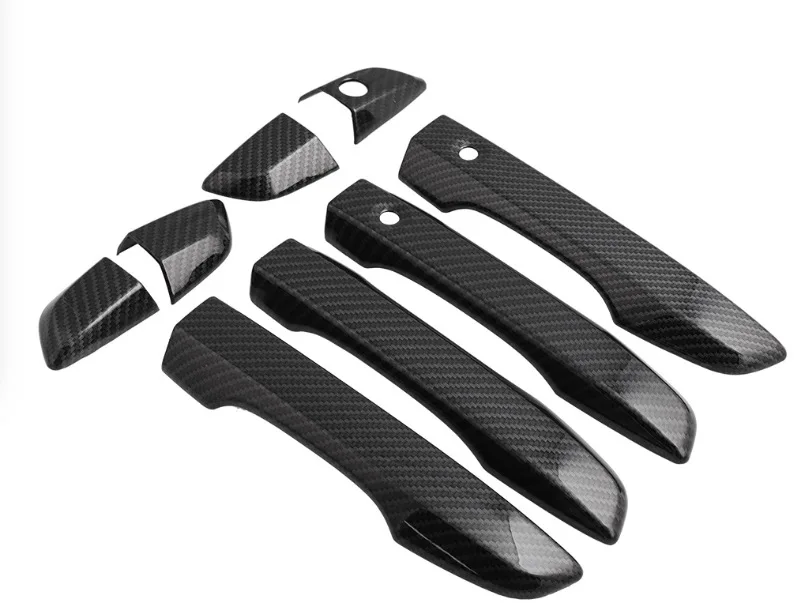 

ABS Carbon Fiber Style Door Handle Cover for 10th Gen Honda Civic 2017 2018 2019 2020 2021 With Smart Auto Lock Holes
