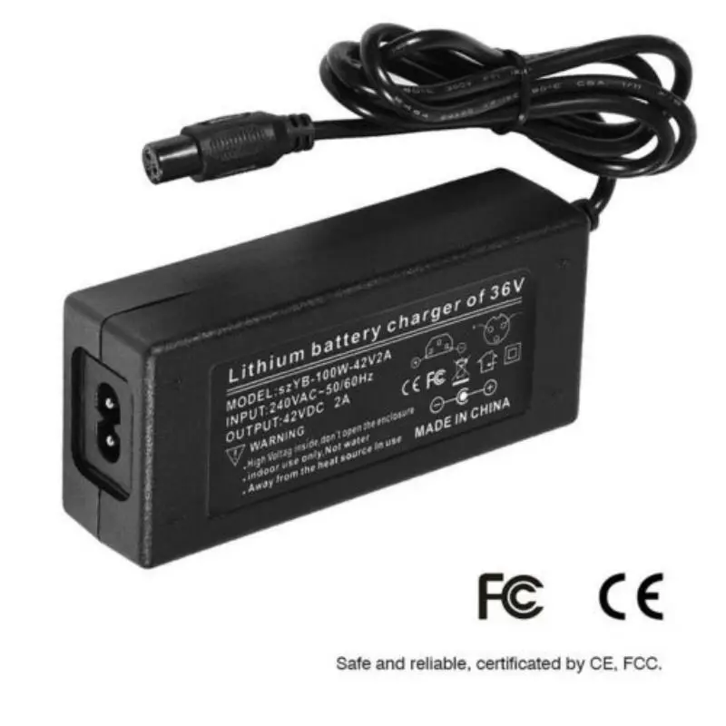 Высококачественный Универсальный 42V 2A двухколесный баланс Электрический скутер