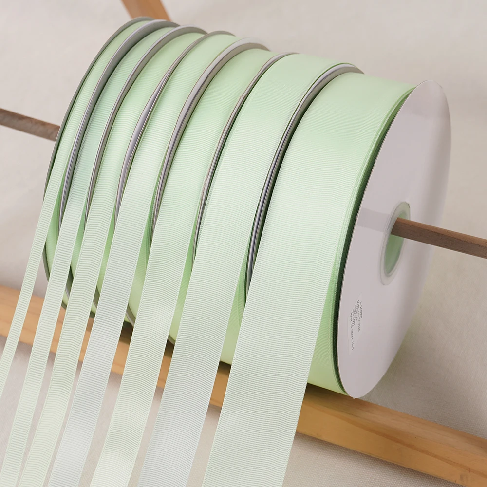 

100Yards/91Meters Aqua Green Grosgrain Ribbon Wedding Christmas Decoration Cake Gift Box Flower Pack Tape Hand DIY Accessories