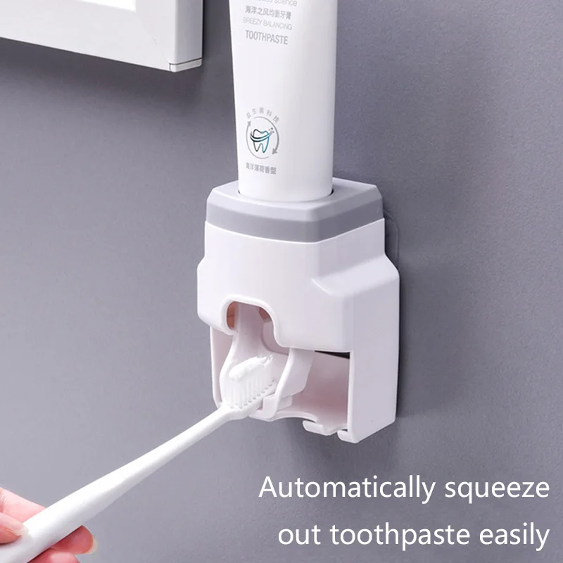 

Automatic Toothpaste Dispenser Wall Mount Toothpaste Holder For Sloths Juicer For Toilet Set Home Bathroom Accessories