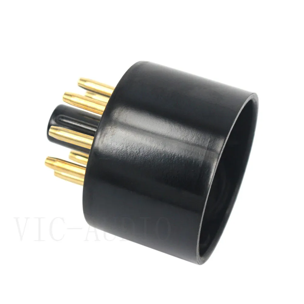 10 шт. 8 контактов бакелитовая трубка гнездо S8AES база для KT88 6550 EL34 GZ34 вакуумный