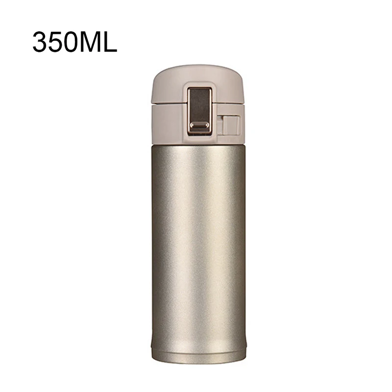 350ML gold HIFUAR 350/500 мл Термос с изоляцией кружка с двойными стенками Вакуумная чашка из нержавеющей стали Термос бутылка термос кружки для чая кофе - Цвет: 350ML gold