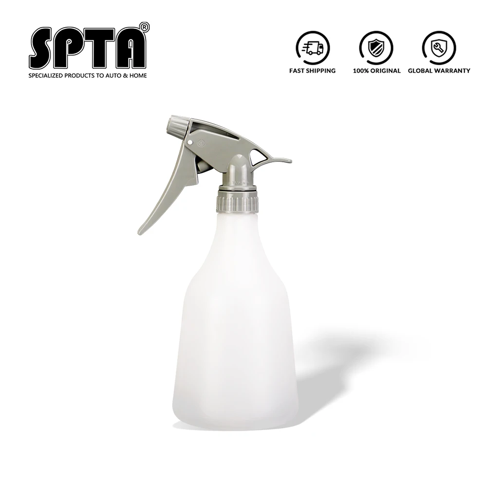 

SPTA Plastic Spray Bottles With Acid & Alkali Resistant Can Professional Foam Sprayer Adjustable Nozzle for Car Beauty