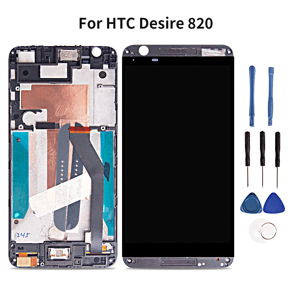 5," lcd для htc Desire 820 полный сенсорный экран дигитайзер Assesmbly для htc D820 D820u 820Q стеклянный сенсорный ЖК-дисплей