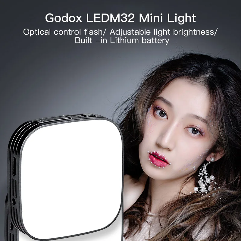 Godox светодиодный M150 M32 мобильный телефон светильник видео со встроенной