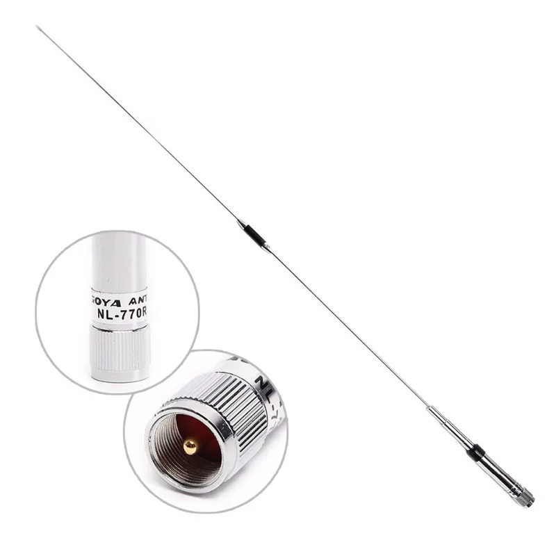 

2pcs NEW NAGOYA NL-770R Dual Band VHF/UHF 144/430MHz 3.0/5.5 dBi High Gain Car Radio Mobile/Station Antenna Male PL-259