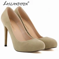 loslandifen womens velvet high heel patent pointed toe corset style work pumps court shoes us5 10 806 2ve