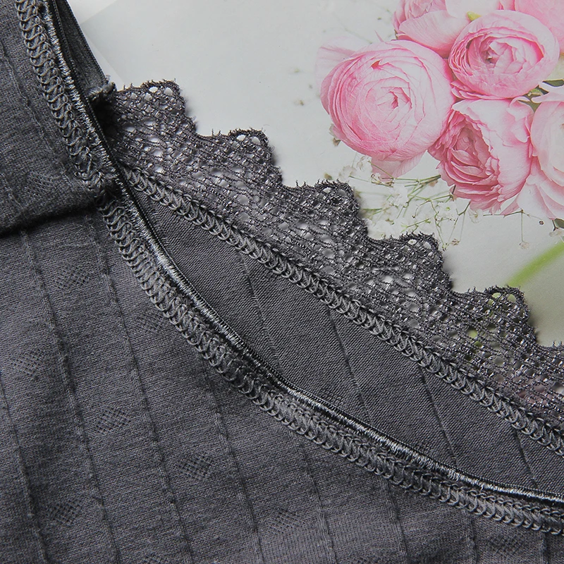 Женские хлопковые трусики бесшовные кружевные нижнее белье женское дышащие с