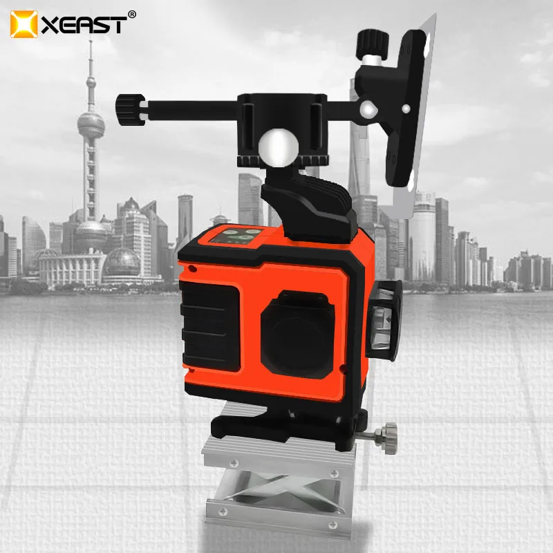 XEAST XE-62G 3D Высокоточный зеленый луч 12 линий лазерный уровень автоматический самонивелирующийся 360 вертикальные и горизонтальные палки стены