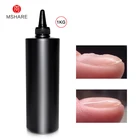 MSHARE 1 кг гель для выравнивания ногтей самонивелирующийся набор пластин для ногтей C-Curve укрепляющая резиновая основа отмачивается