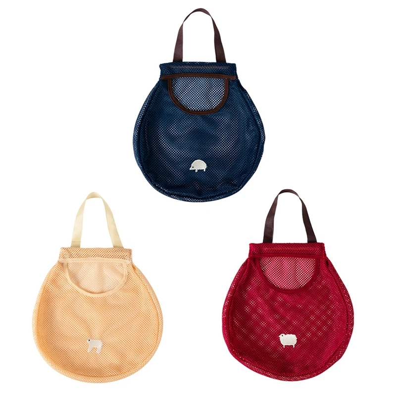 Подвесная Сетчатая Сумка для хранения овощей экологически чистая сумка лука