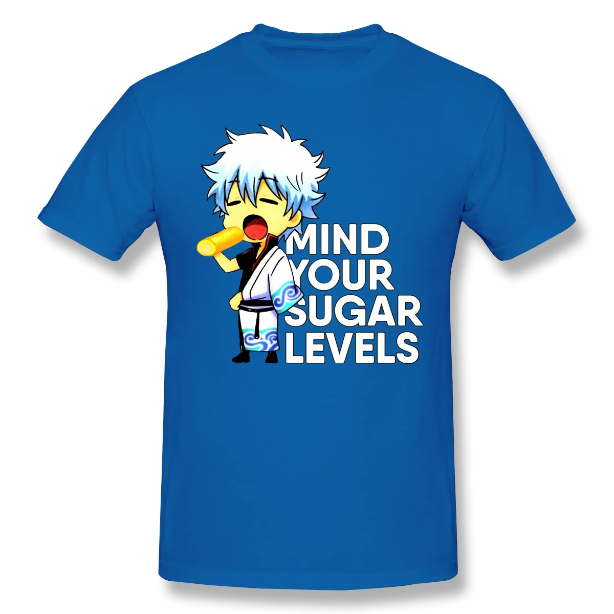 

Men Clothing Fairy Tail T-Shirt Gintama - Sugar Levels Fashion Short Sleeve