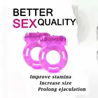 Эластичное кольцо с задержкой, вибрирующий член, стрейч, интенсивная стимуляция клитора, сексуальная игрушка для пар, вибрирующее кольцо с блокировкой преждевременной эякуляции