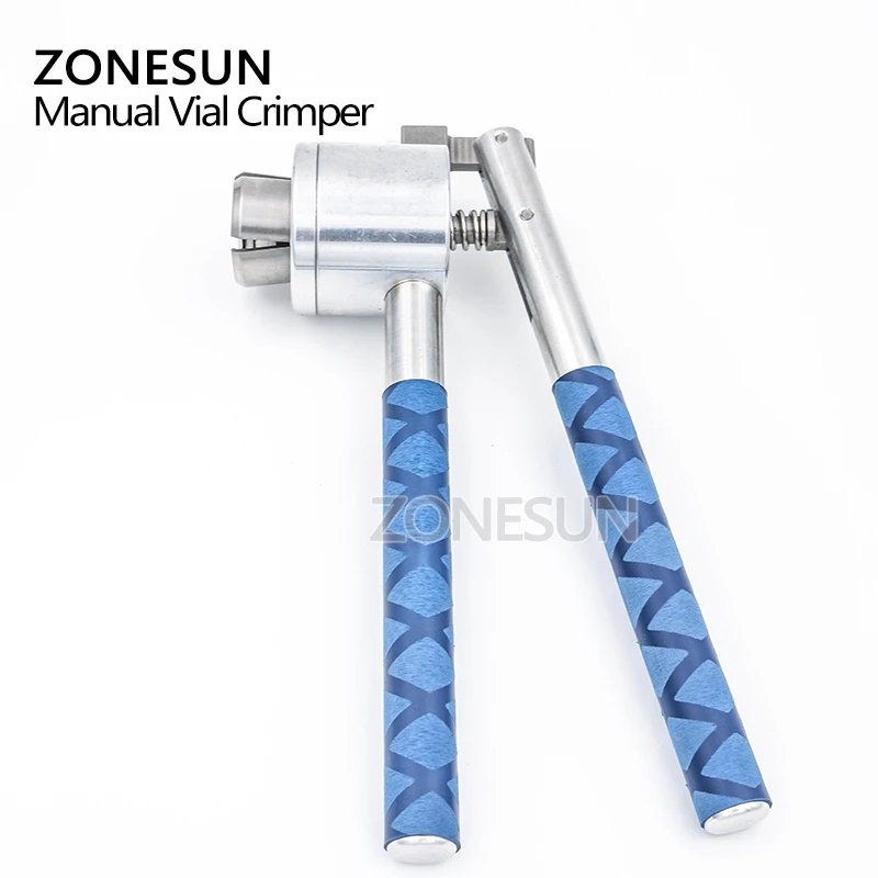 

ZONESUN 13 15 20mm Stainless Steel Manual Perfume Bottle Spray Vial Crimper Hand Capping Crimper Seal Capping Tool