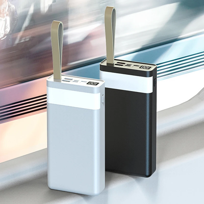 

30000mAh Power Bank for iPhone 12 Xiaomi Mi Huawei Samsung Powerbank Portable Charger External Battery Pack Power Bank Poverbank