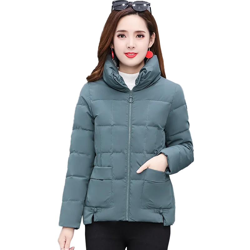 

2020 new fashion short cotton padded jacket cotton padded jacket women's winter wear age reduced thickening small down cotton