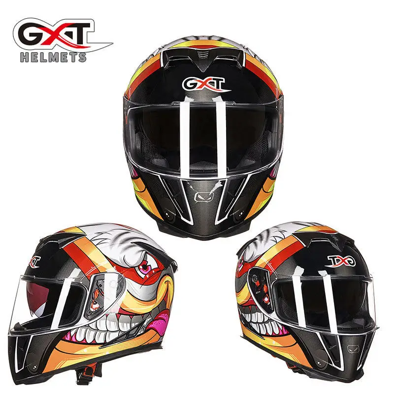 

Full Face Racing Motorcycle Helmet Dual Lens Casco Moto Motorcycle Helmet Dot Approved Modular Motorcycle Helmet DOT Approved