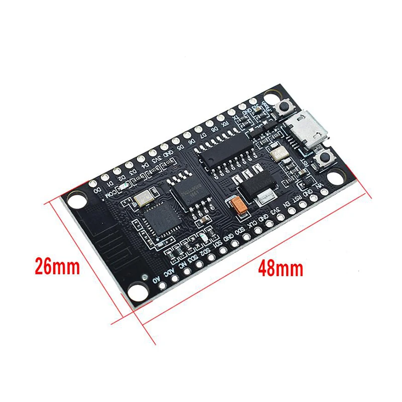NodeMCU V3 Lua WIFI модуль интеграции ESP8266 + дополнительная память 32M Flash USB-серийный CH340G