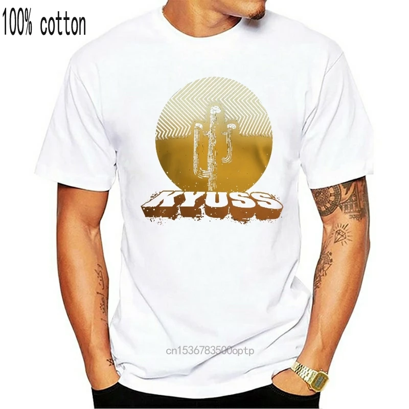 

Новая популярная мужская Черная футболка KYUSS Rock Band