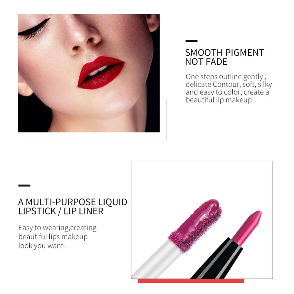 Карандаш для губ Matter Color водостойкая тату-помада макияжа блеск ТИНТ MH88 | Красота и