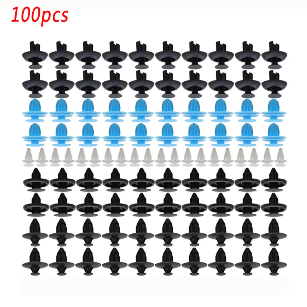 

100PCS/kit Push Rivet Auto Fastener Wheel Car Body Plastic 90467-A0005