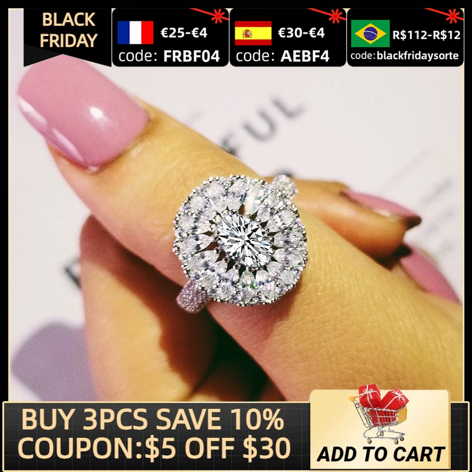 Однотонный реальный дизайн! 925 стерлингового серебра овальным вырезом Свадебные