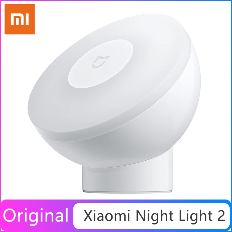 

Новый светодиодный индукционный ночник Xiaomi Mijia, 2 лампы с регулируемой яркостью, Инфракрасный Смарт-датчик человеческого тела с магнитной о...