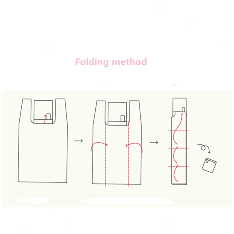 

Large Cartoon Floral Shopping Bag Reusable Eco-Friendly Grocery Foldable Premium Quality Duty Folding Tote Bag Recycle Reusable