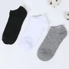 Высококачественные дышащие дезодорирующие носки; Короткие однотонные носки-башмачки; Удобные модные носки с низким вырезом