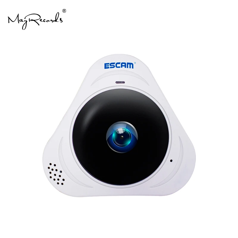 ESCAM Q8 HD 960P 360 МП панорамный монитор градусов рыбий глаз WIFI ИК Инфракрасная камера VR