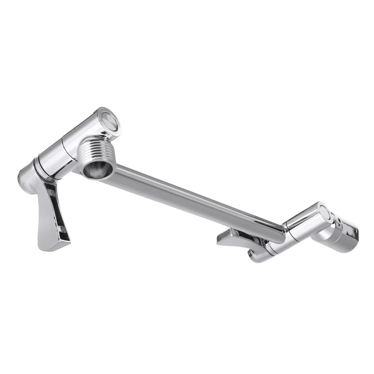 

11" Solid Brass Extension Shower Arm Connecting Rod Height Angle Adjustable Wall Arm Bathroom Fixture Accessories