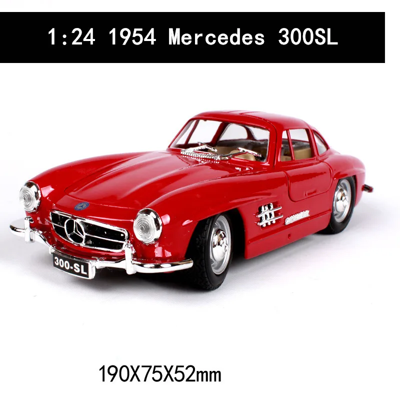 1954 Bburago 1:24 Porsche 1961 модель автомобиля из сплава модель ремесла Коллекция игрушек инструменты подарок - Цвет: 1954