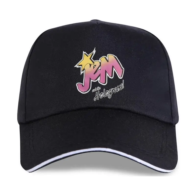 

Новинка, 100% хлопок, Женская Бейсболка Jem и голограмма, Повседневная Женская Бейсболка