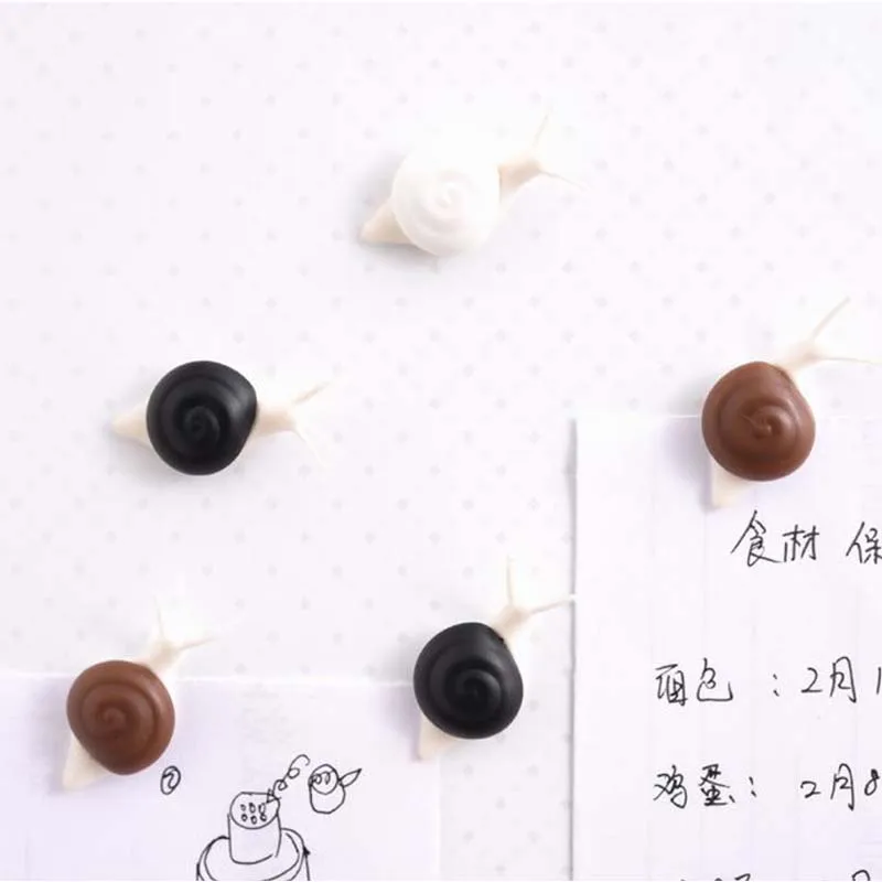 Магнитная наклейка 5 шт. милые Мультяшные улитки магниты на холодильник для