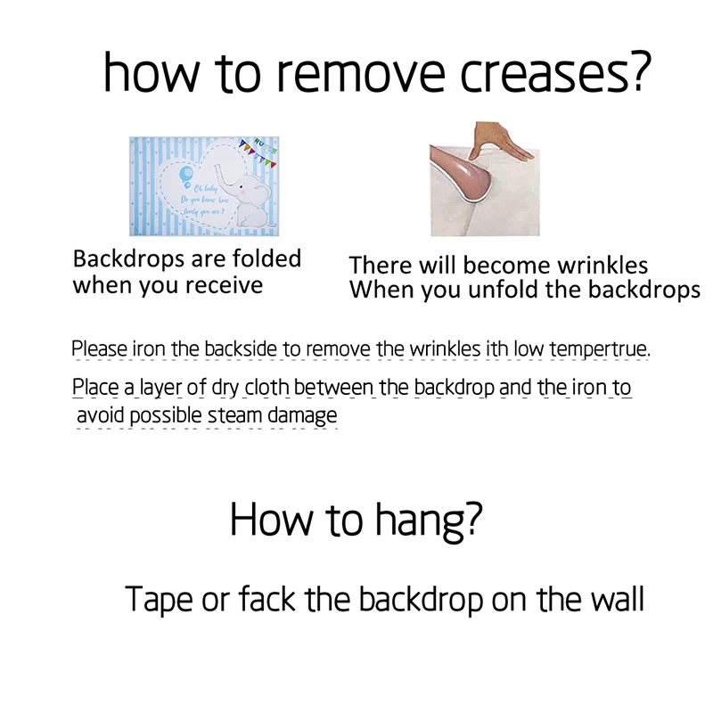 Тканевый фон для фотосъемки с изображением слона и воздушных шаров|Украшения