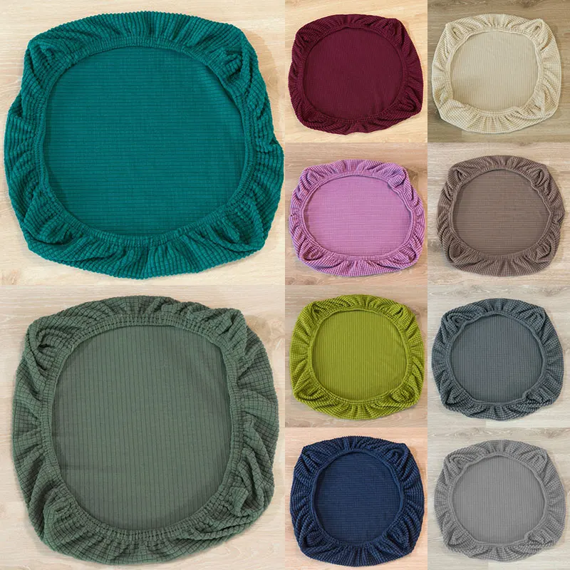 

38*52cm Removable Spandex Elastic Seat Covers Chair Hood Dining Room Wedding Banquet Chair Covers Home Decor Washable Slipcover