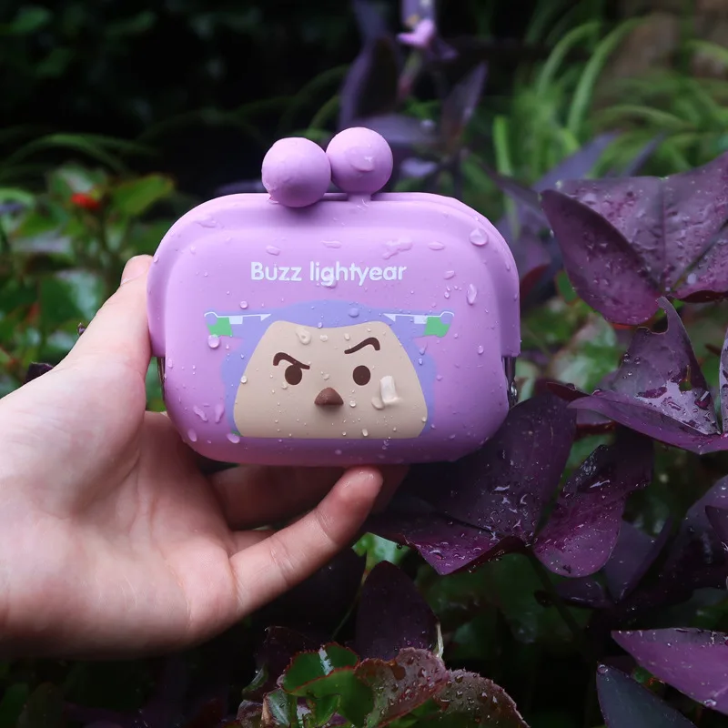 Disney аутентичный Микки Минни Маус мультфильм милый силиконовый кошелек для монет маленьких девочек кошелек маленькие подарки для кошелек для мальчиков