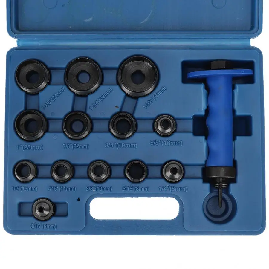 14 шт. набор дыроколов сделай сам инструмент для пробивки кожаных ремней 5 мм 35 в