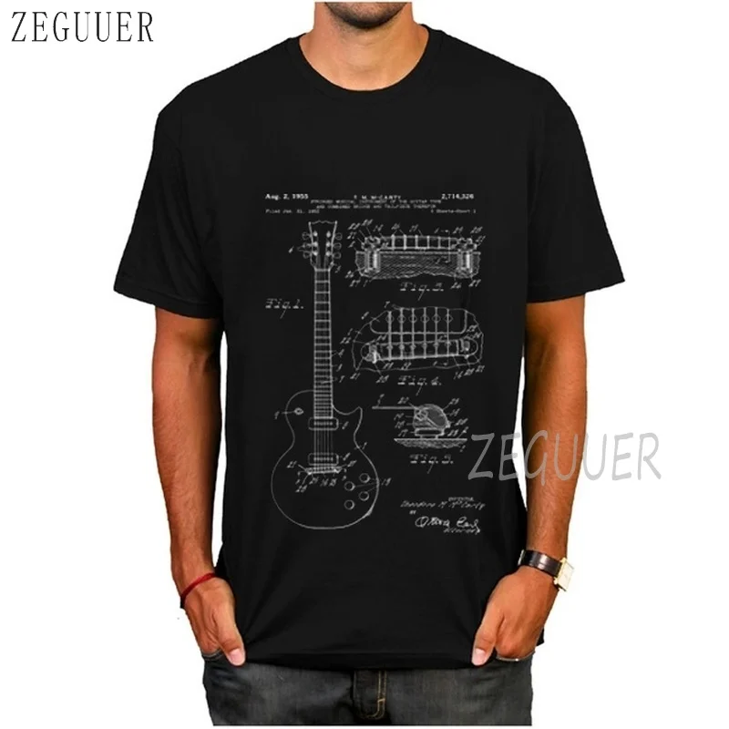 

Gibson Les Paul Guitar Patent White 2020 Funny T Shirt Streetwear Summer Men Tshirt Short Sleeve Cotton Tops Tees Harajuku Punk
