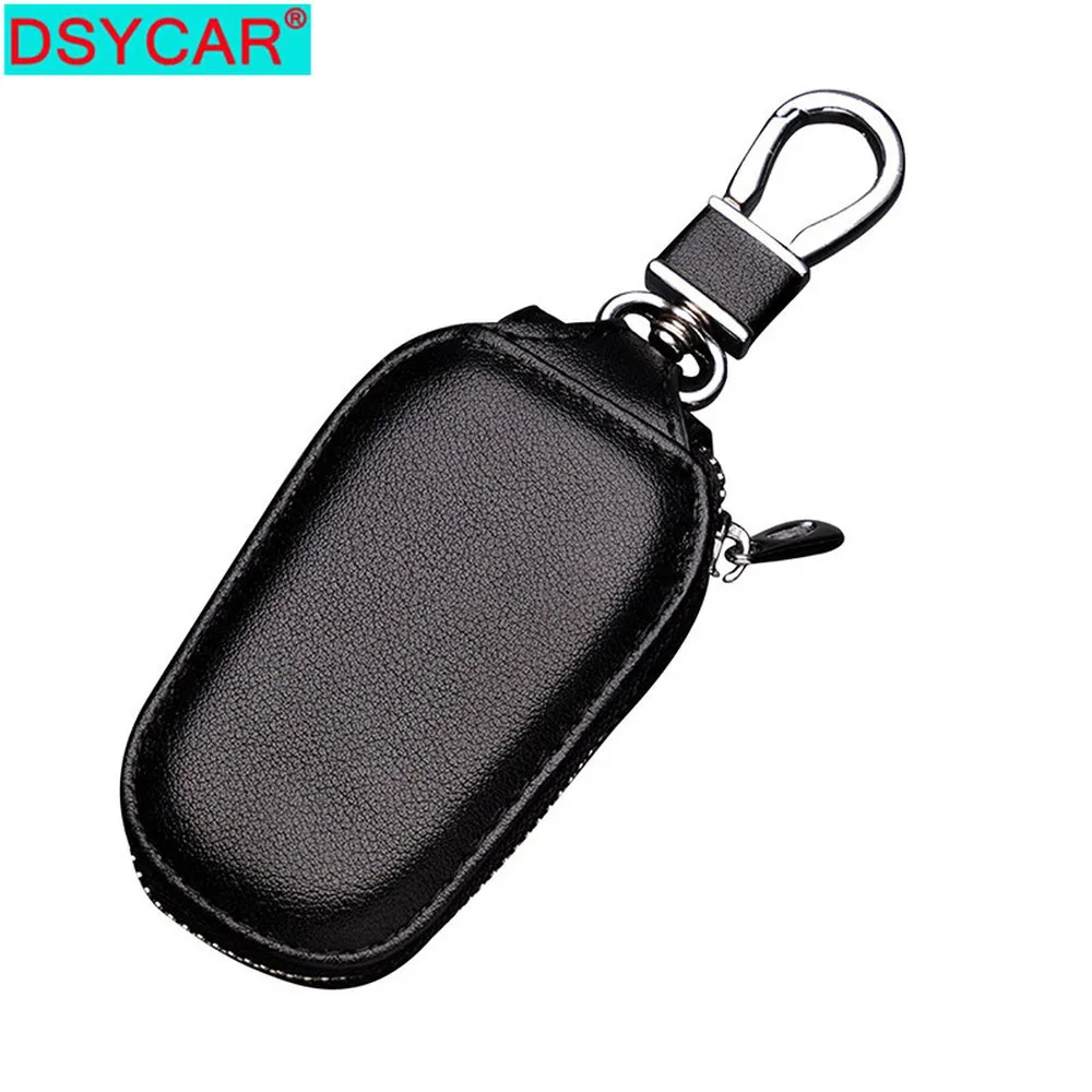 

DSYCAR 1 шт. брелок для автомобильных ключей, брелок для ключей из натуральной кожи, держатель для ключей, чехол, сумка, брелок, кошелек, чехол на ...