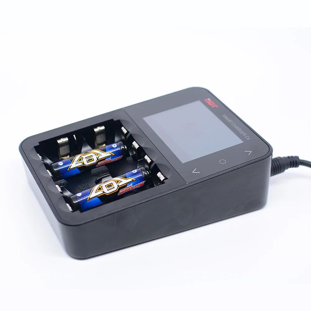 ISDT C4 8A сенсорный экран смарт-зарядное устройство экран с USB выходом для 18650 26650 AA AAA батареи для режима RC