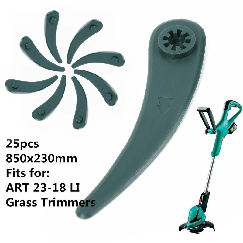 25x для Bosch grass trimmer ART 23-18LI/26-18Li Сменное лезвие пластикового ножа