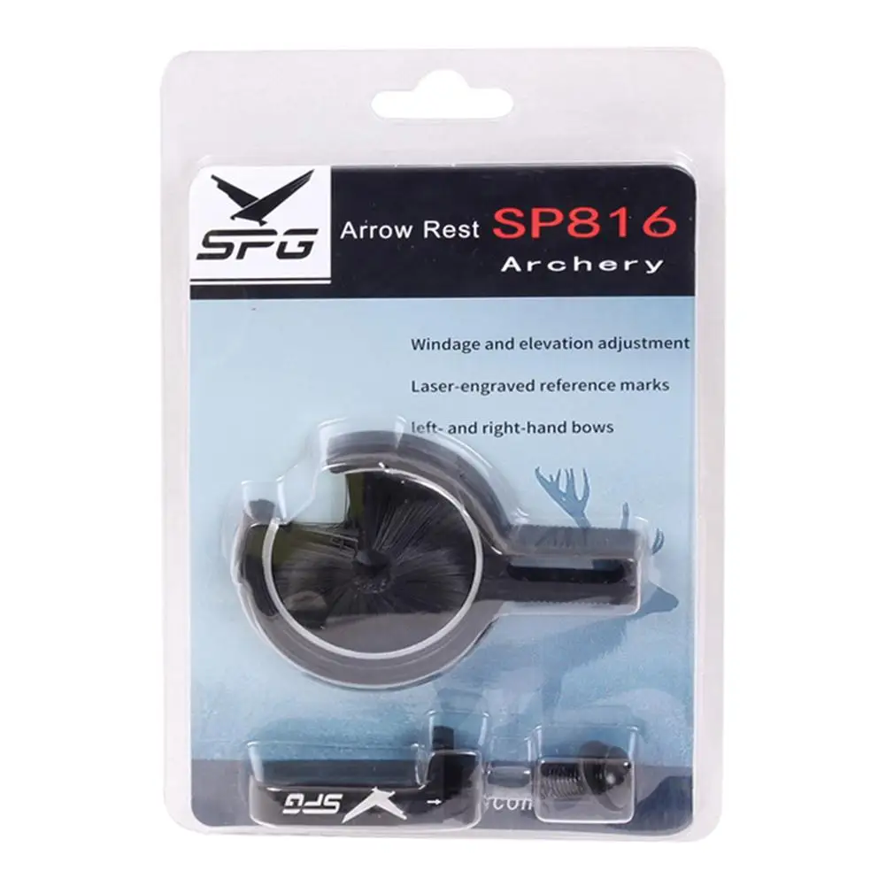 

Hunting Archery Rest Capture Arrows Compound Bow Rest Works on Left or Right Hand Hunting Compound Bows Replacement Brush Screw