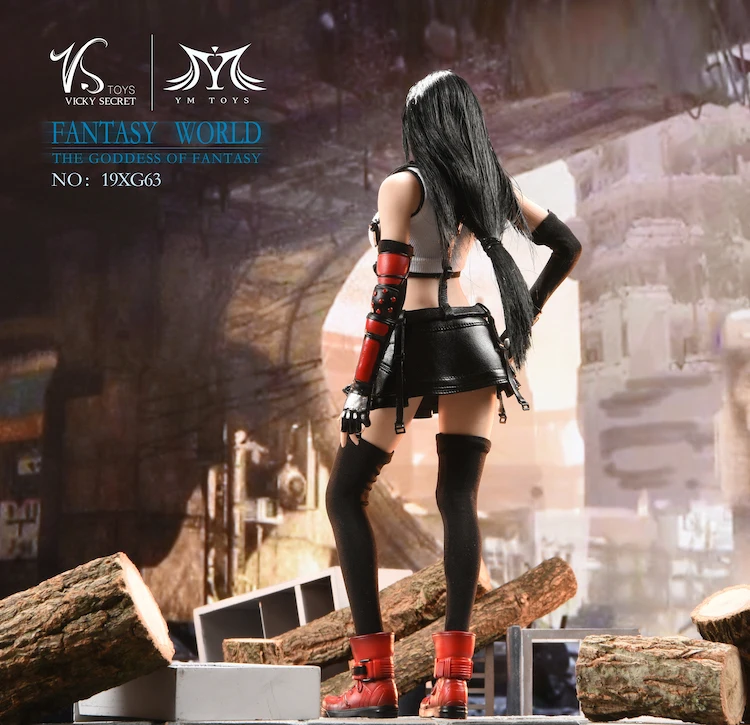 Экшн фигурки VS Toys 19XG63 богиня фантазии Tifa 3 0 с 2 головами 1/6|1/6 figure|figure 1/6soldier figure |