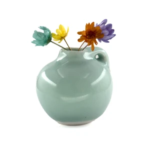 Миниатюрные аксессуары для кукольного домика 112, 1 шт., мини-керамическая ваза, имитация цветочного горшка, игрушка для украшения кукольного дома