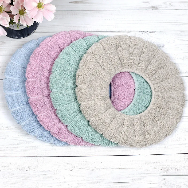 1 шт. горячая Распродажа удобные бархат кораллового цвета Ванная комната Чехлы