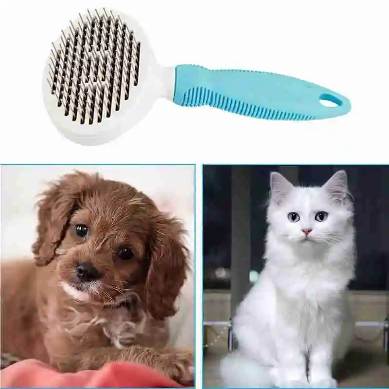 

Pet Dog Cat Hair Remover Combs Grooming Brush Automatic Pet Hair Brush Trimmer Cat Grooming Supply Brush Cats Grooming Supply