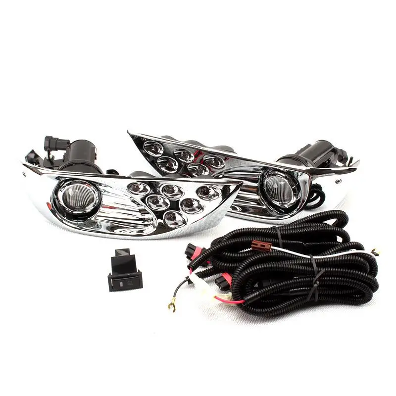 

Car LED DRL Daytime Running Light Fog Lamp for Toyota Land Cruiser Prado 120 LC120 2003-2009 Car Accessories