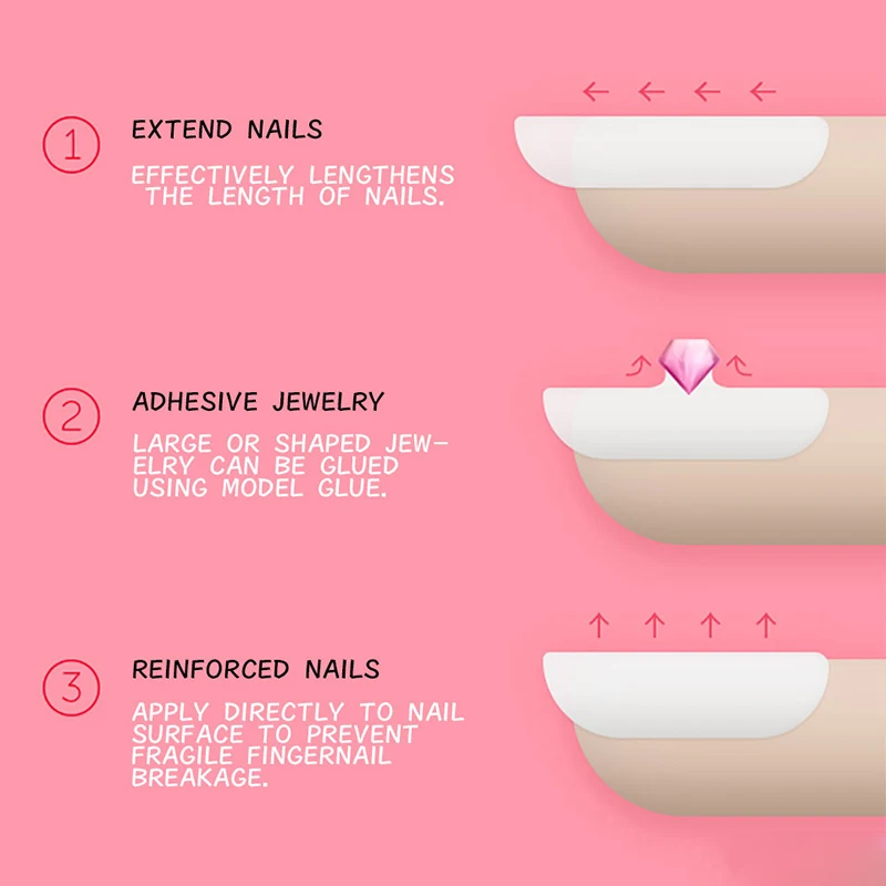 Наращивание ногтей гель искусство ручка советы плесень набор строитель Макияж