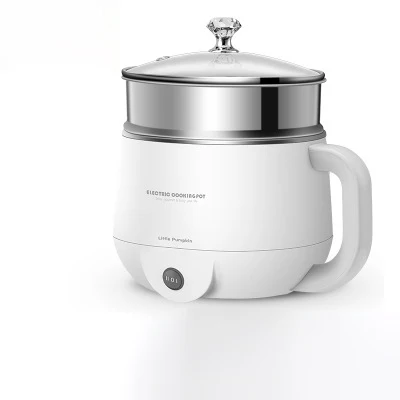 110V/220V Mini Multifunctional Electric Cooking Pot Machine Single/Double Layer Available Rice Cooker Steamed Non-stick coating - Цвет: 220V Double layer